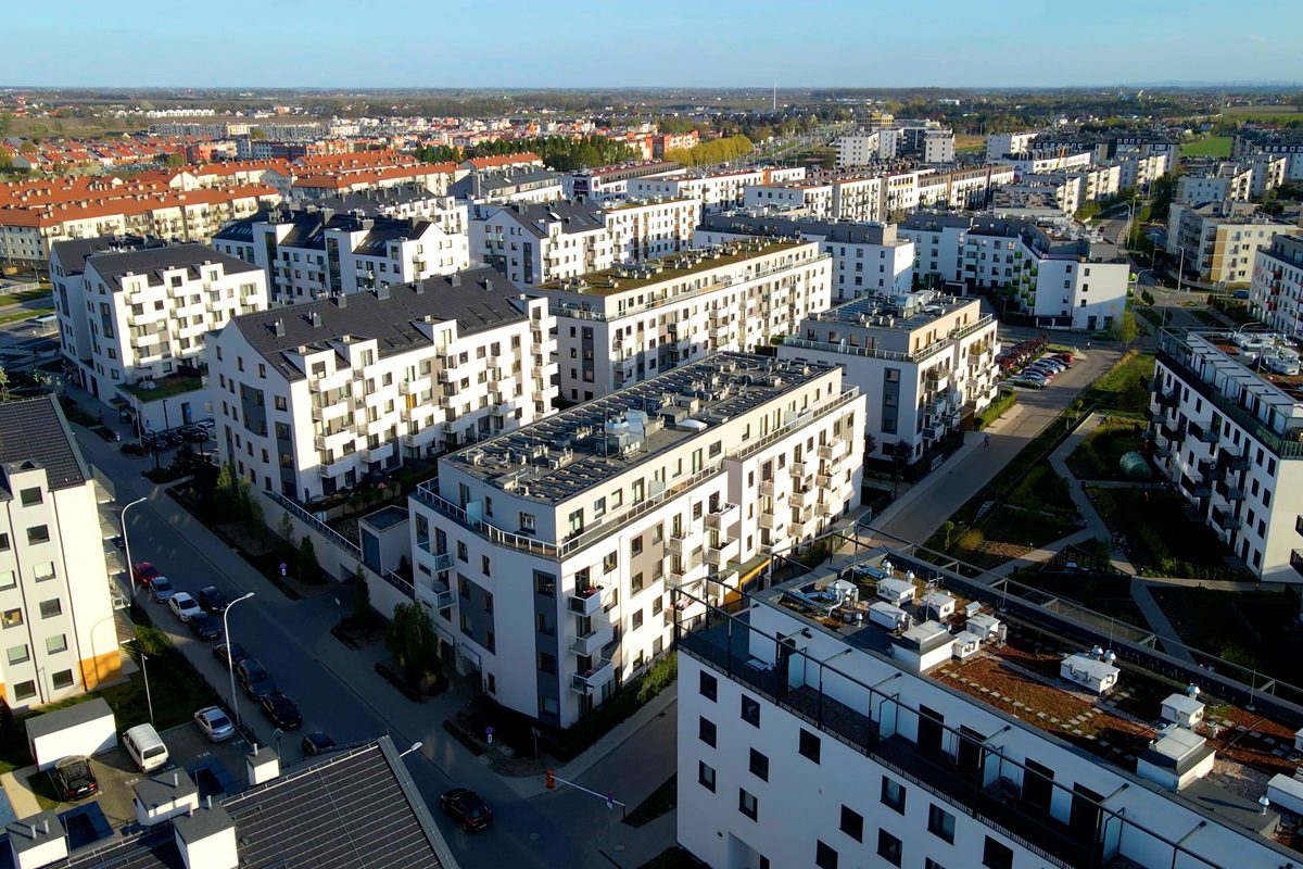 Modern residential complex mortgage new infrastructure