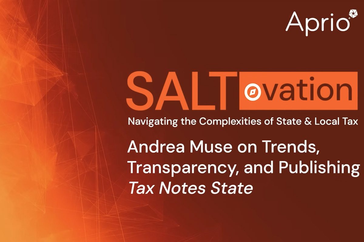 Andrea Muse on Trends, Transparency, and publishing Tax Notes State