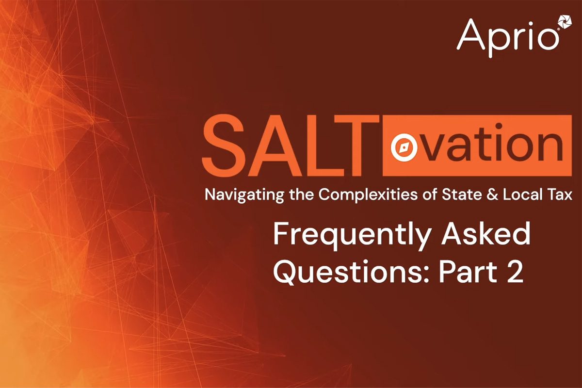SALTovation - Frequently Asked Questions Part 2